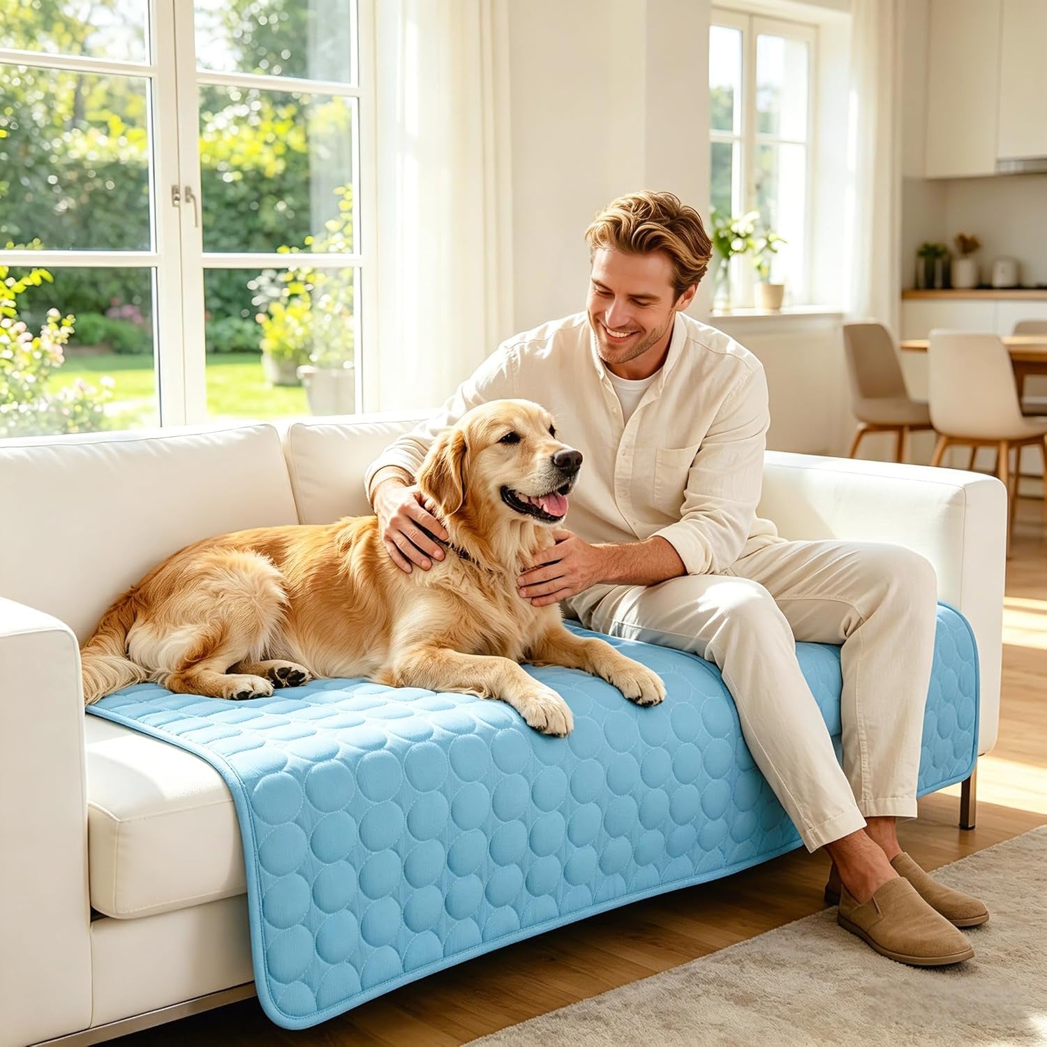 Cooling Mat for Dogs, Arc-Chill Q-Max>0.4 Washable Breathable Pad