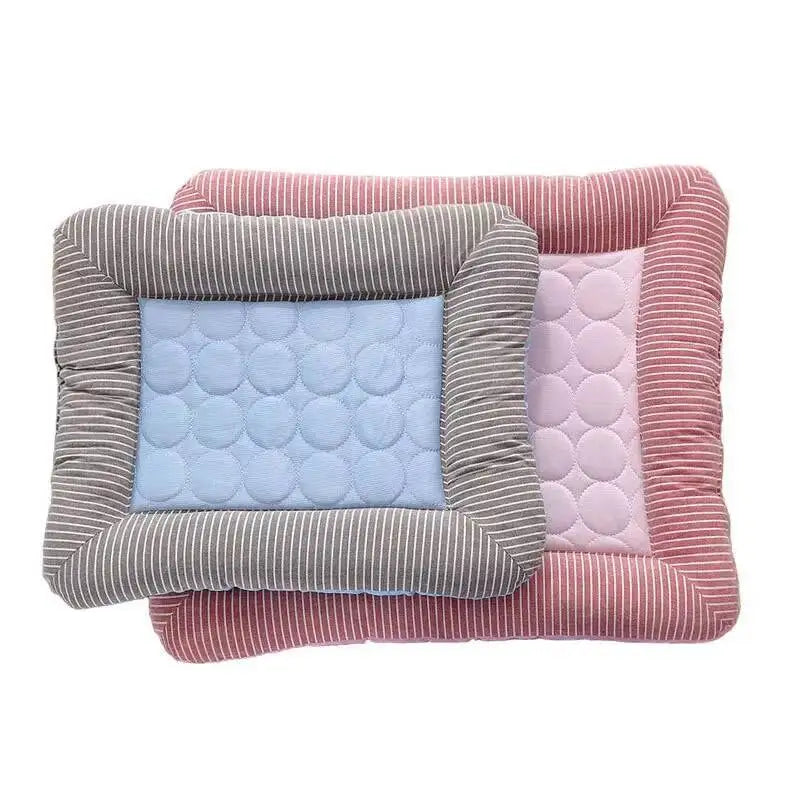 Cooling Pet Bed for Dogs Cats Ice Silk Material Cool Mat Soft Pet Blanket for Summer Sleeping Breathable Cat Sofa Supplies